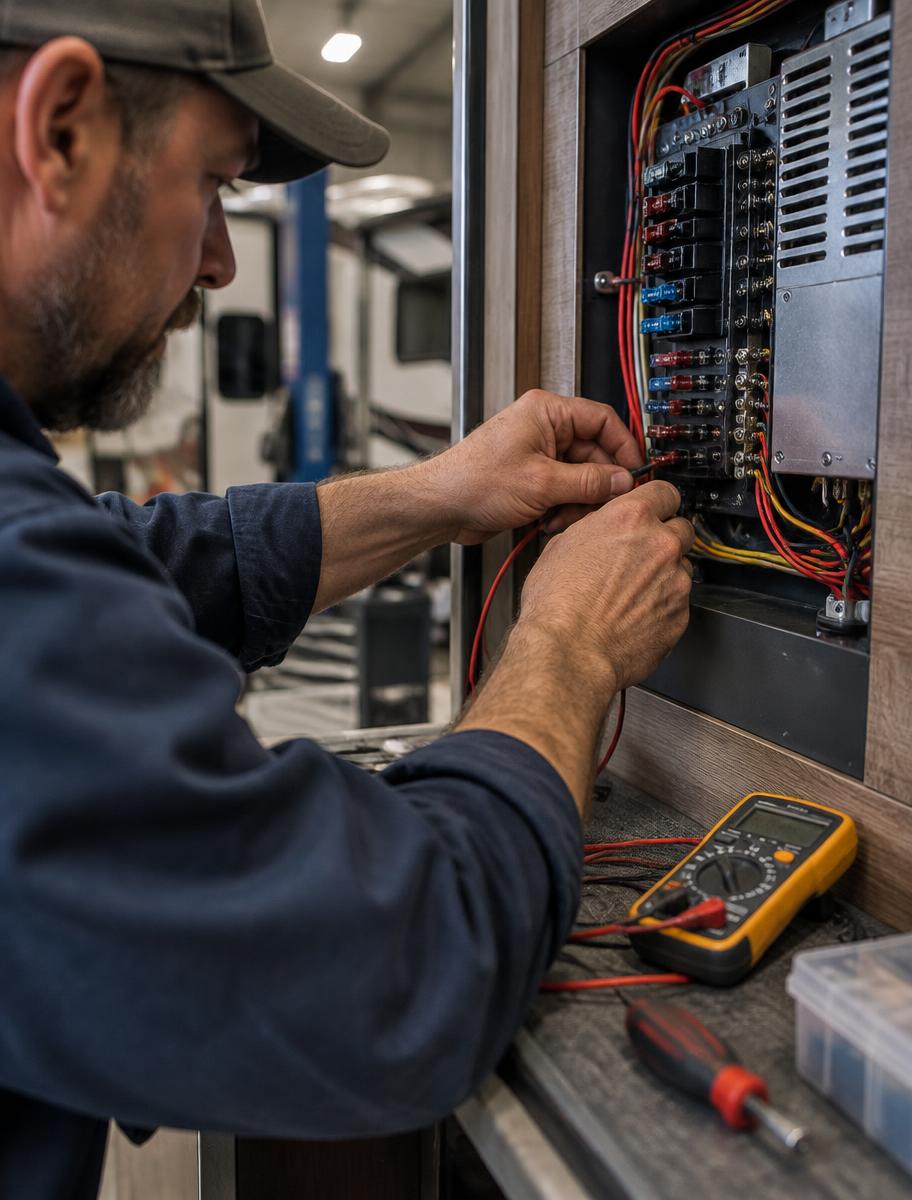 RV Electrical - RV repair by Camper Care in Roscoe, SD
