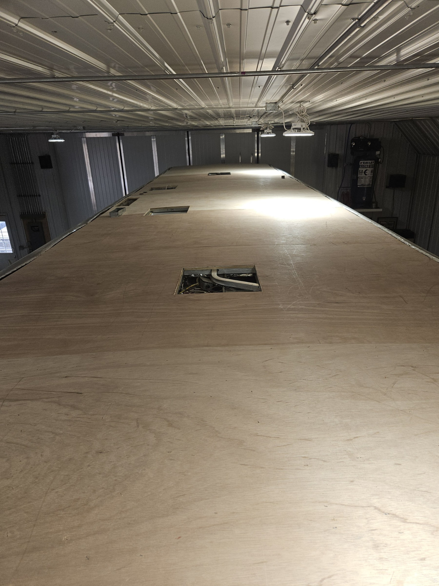 New RV roof decking installed in the Camper Care shop