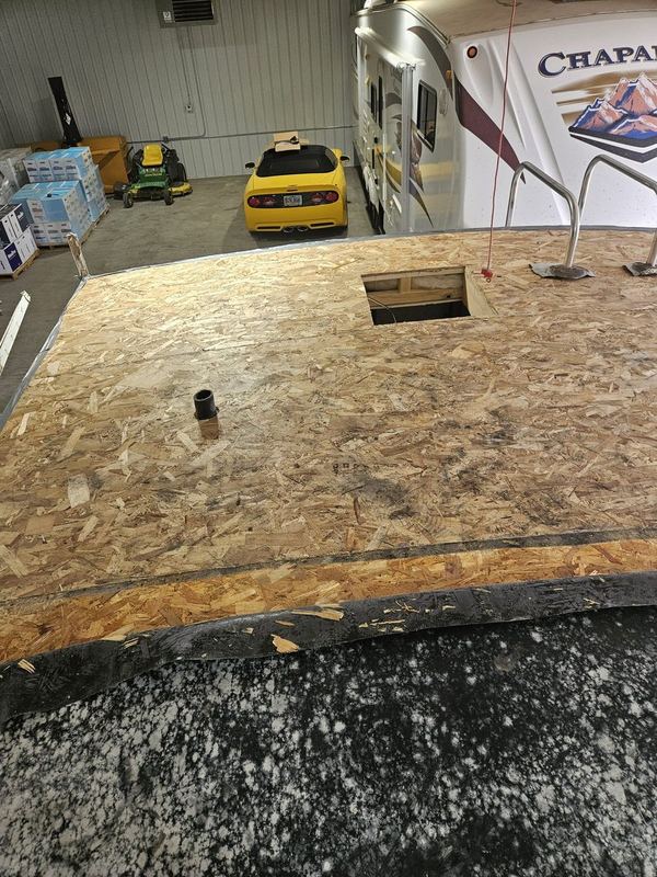 Full Roof Rebuild - Chaparral Fifth Wheel, photo 20 of 23 - RV repair by Camper Care in Roscoe, SD