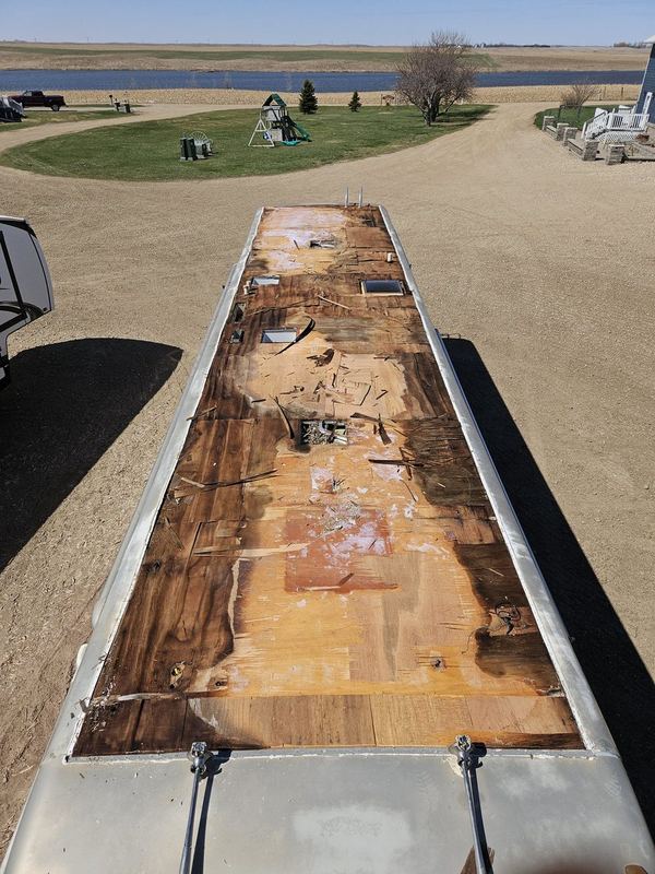 Mobile Roof Tear-Off - Lakeside, photo 4 of 7 - RV repair by Camper Care in Roscoe, SD