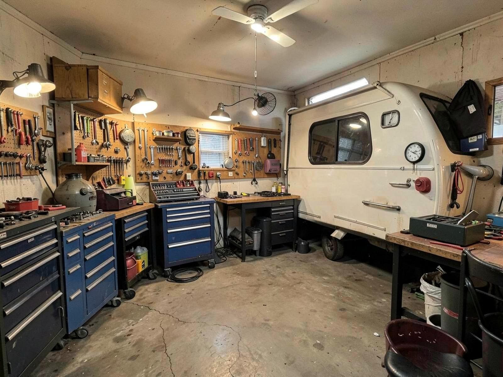 Owner Bryan Scherr of Camper Care in Roscoe, South Dakota